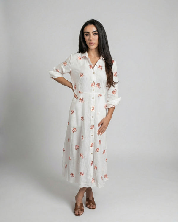 Shirt Dress Midi Antibes by Marina St Barth from Marina St Barth