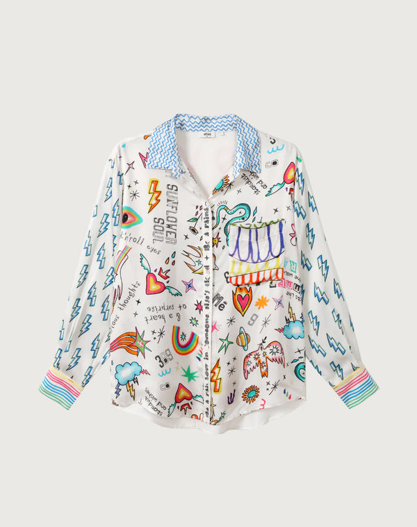 Me369 Isabel Shirt Enlightment by Me 369 from Marina St Barth