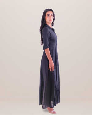 Shirt Dress Long Linen Solid by Marina St Barth from Marina St Barth