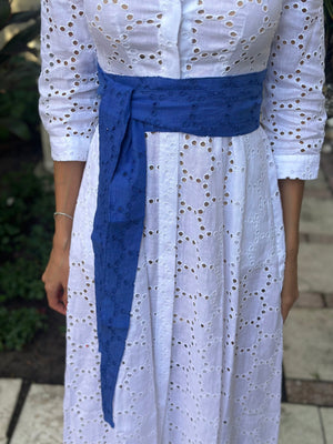 Eyelet Linen Belt by Marina St Barth from Marina St Barth