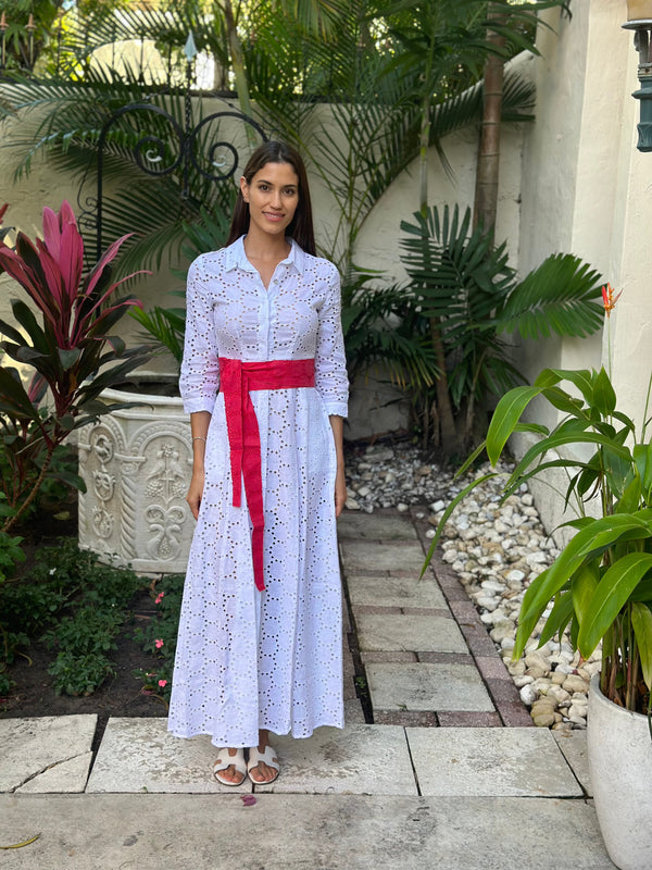 Eyelet Linen Belt by Marina St Barth from Marina St Barth