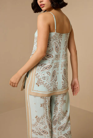 Hemant & Nandita Navi High Slit Top by Hemant & Nandita from Marina St Barth