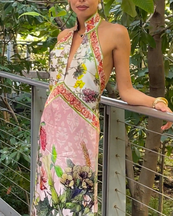 Paris Poeme Silk Dress by Trisha paterson from Marina St Barth