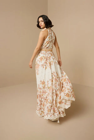 Hemant & Nandita Niti Long Shirt Dress W/Buckle Belt by Hemant & Nandita from Marina St Barth