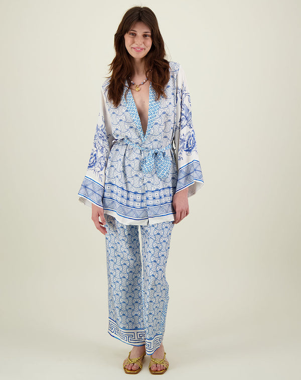 Me369 Lucia Amalfi Kimono Belted by Me 369 from Marina St Barth