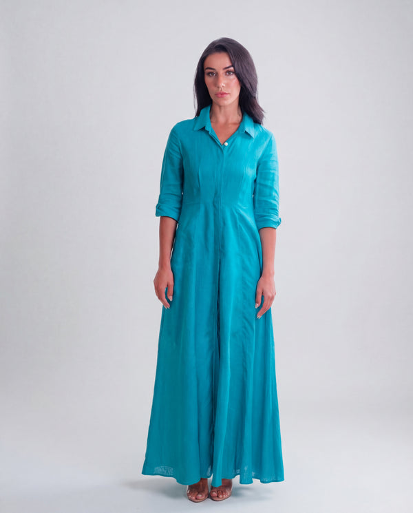 Shirt Dress Long Linen Solid by Marina St Barth from Marina St Barth