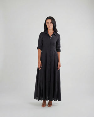 Shirt Dress Long Linen Solid by Marina St Barth from Marina St Barth