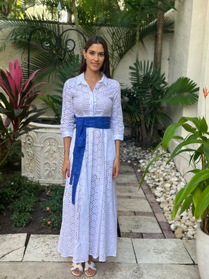 Eyelet Linen Belt by Marina St Barth from Marina St Barth