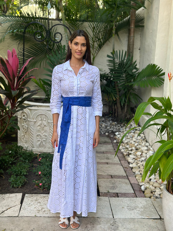 Eyelet Linen Belt by Marina St Barth from Marina St Barth