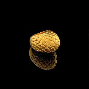 Tay Basketweave Bomb Ring by Tay from Marina St Barth