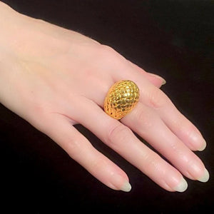 Tay Basketweave Bomb Ring by Tay from Marina St Barth