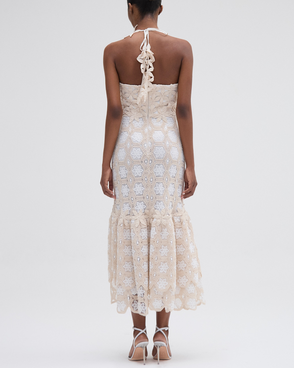 PatBo Natural Crochet Midi Dress by PatBo from Marina St Barth