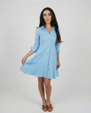 Shirt Dress Mini Linen Finta by Marina St Barth from Marina St Barth