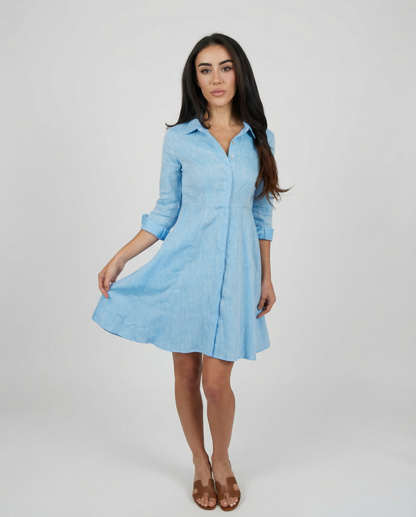 Shirt Dress Mini Linen Finta by Marina St Barth from Marina St Barth