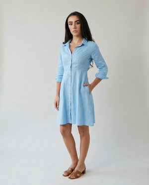 Shirt Dress Mini Linen Finta by Marina St Barth from Marina St Barth