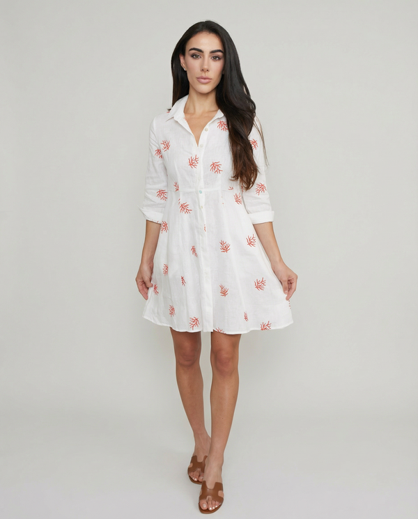 Shirt Dress Mini Linen Finta by Marina St Barth from Marina St Barth