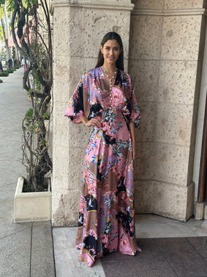 Oud Naomie Twill Flower Dress by Oud Paris from Marina St Barth