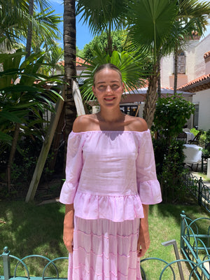 Bolero El Scollo Linen Top by Marina St Barth from Marina St Barth