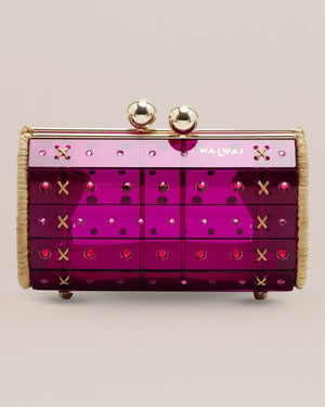 Clutch Strass Purple by Waiwai from Marina St Barth
