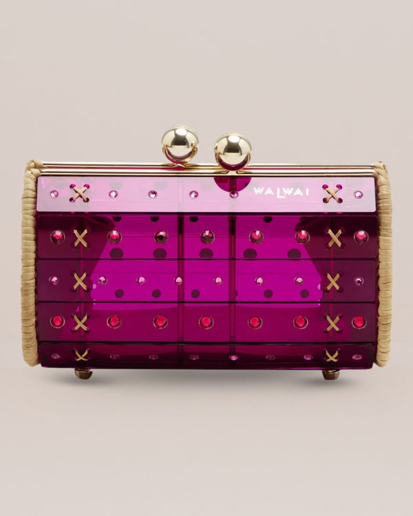 Clutch Strass Purple by Waiwai from Marina St Barth