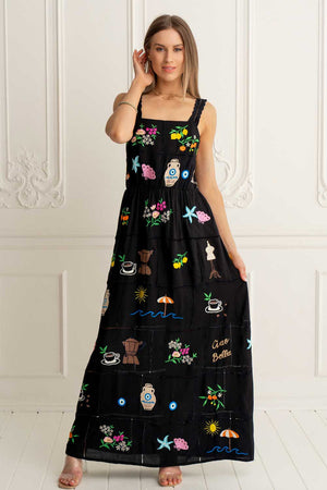 Zaimara Costa Amalfitana Maxi dress by Zaimara from Marina St Barth