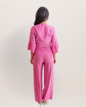 Bolero Nodo Centrale Linen Top by Marina St Barth from Marina St Barth