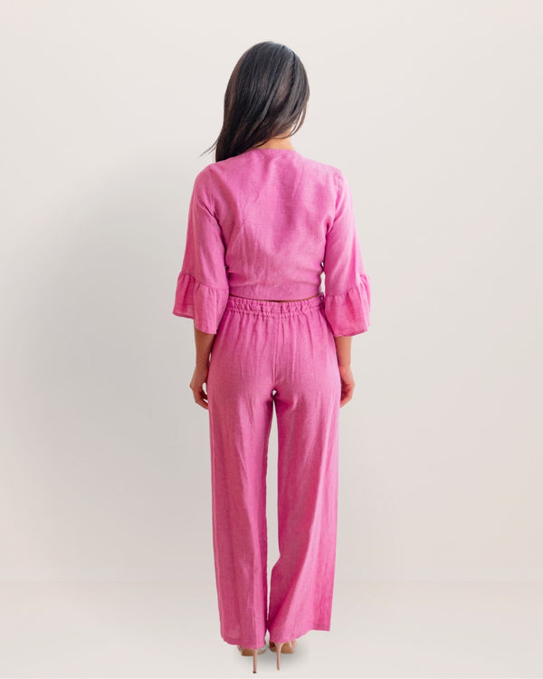 Bolero Nodo Centrale Linen Top by Marina St Barth from Marina St Barth