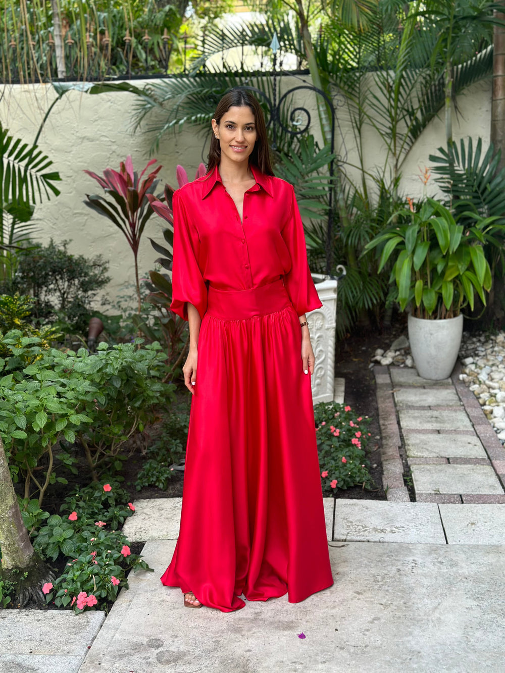 Oud Kenza Skirt Silk by Oud Paris from Marina St Barth