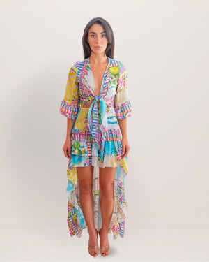 Bolero Nodo Centrale Linen Top by Marina St Barth from Marina St Barth