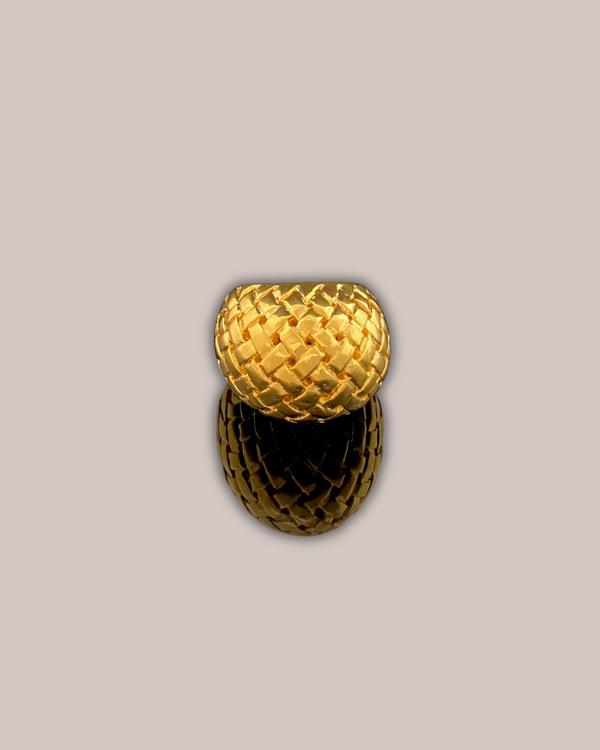 Tay Basketweave Bomb Ring by Tay from Marina St Barth