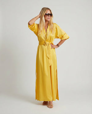 Vanita Rosa Long Dress Pascale