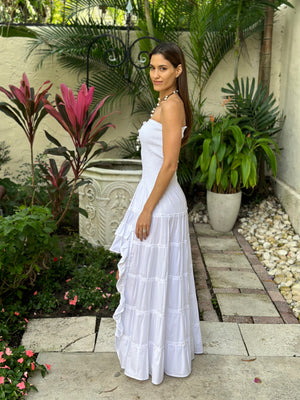 Blanca High Low Dress Cotton by Marina St Barth from Marina St Barth