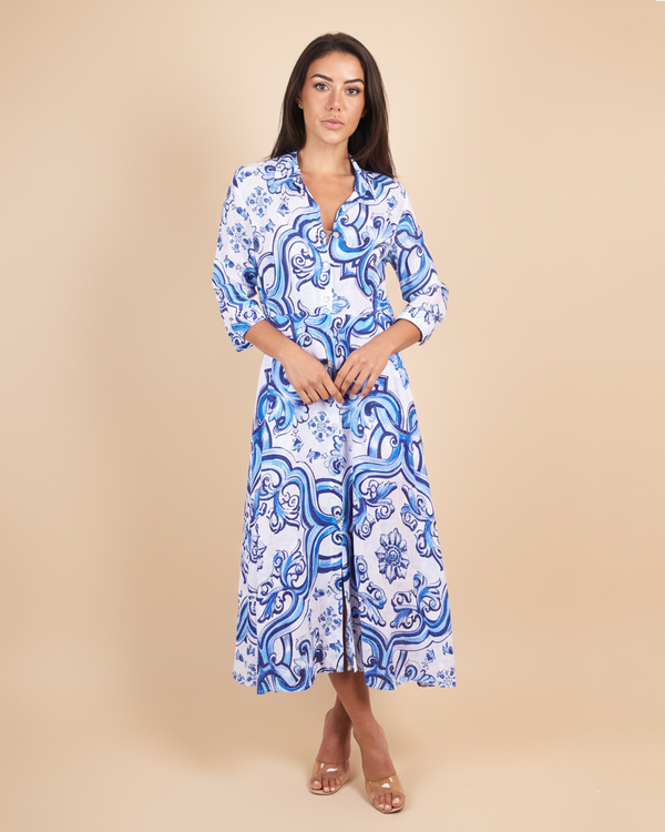 Shirt Dress Midi Antibes by Marina St Barth from Marina St Barth