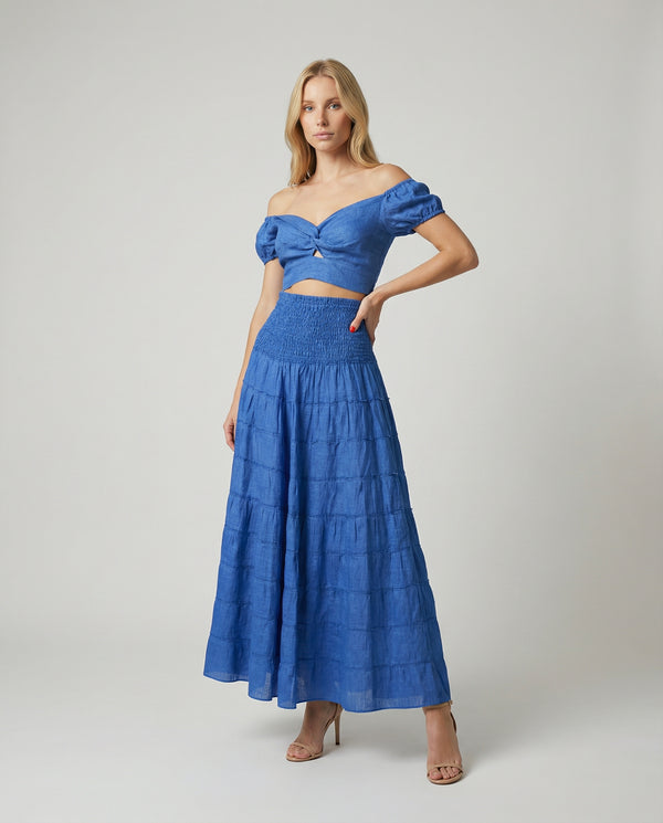Bolero Susy Palloncino Linen Top