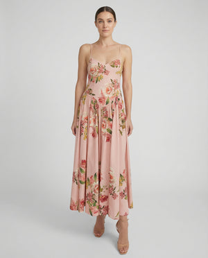 Ayla Corseted Midi Dress
