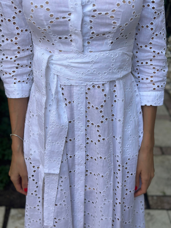 Eyelet Linen Belt by Marina St Barth from Marina St Barth