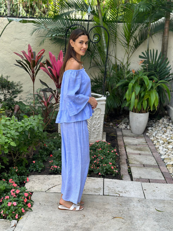 Bolero El Scollo Linen Top by Marina St Barth from Marina St Barth