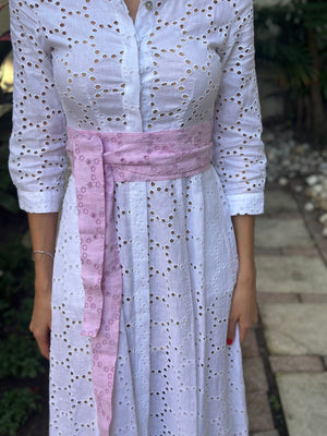 Eyelet Linen Belt by Marina St Barth from Marina St Barth