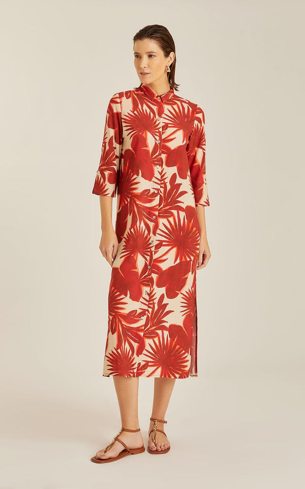 Lenny Button-Up Shirt Dress W Slit by Lenny Niemeyer from Marina St Barth