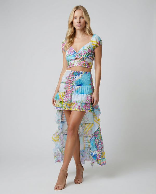Bolero Susy Palloncino Linen Top