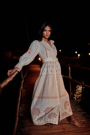 Marlea Carmela Palm Tree Dress by Marlea from Marina St Barth