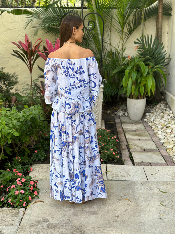 Bolero El Scollo Linen Top by Marina St Barth from Marina St Barth