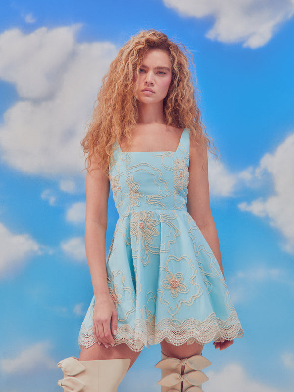 Waimari Lamai Mini Dress Blue by Waimari from Marina St Barth