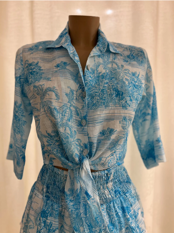 Positano Tania Linen Shirt by Luisa Positano from Marina St Barth