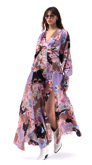 Oud Naomie Twill Flower Dress by Oud Paris from Marina St Barth