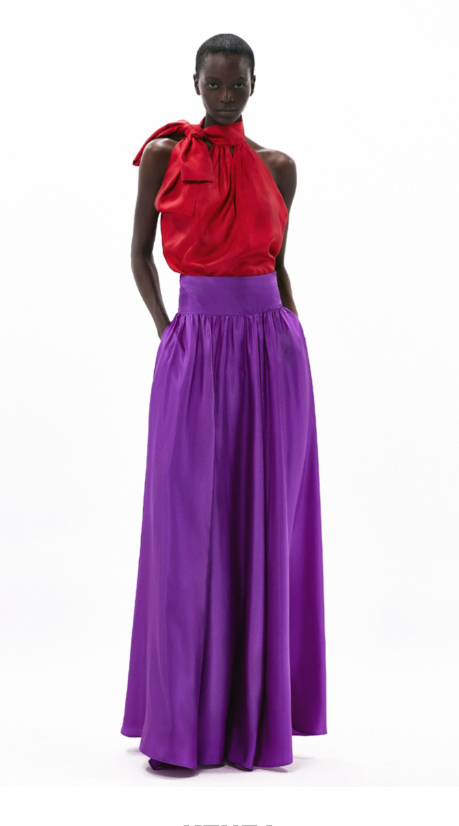 Oud Kenza Skirt Silk by Oud Paris from Marina St Barth