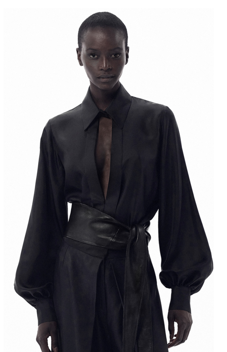 Oud Belt Leather Black by Oud Paris from Marina St Barth