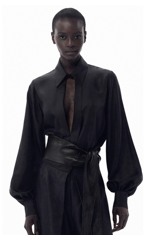 Oud Belt Leather Black by Oud Paris from Marina St Barth