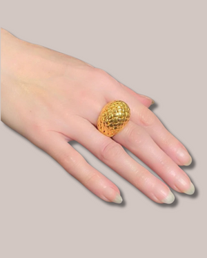 Tay Basketweave Bomb Ring by Tay from Marina St Barth