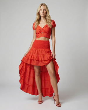 Bolero Susy Palloncino Linen Top